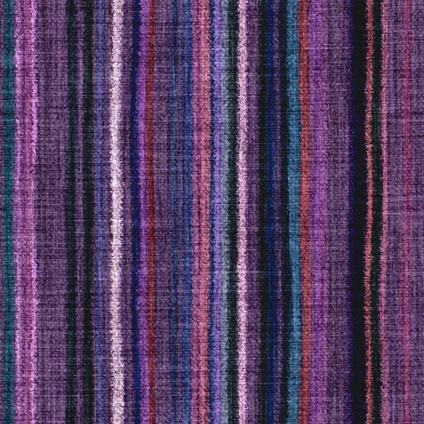 Raya de tapiz vertical multicolor variada textura tejida. Espacio teñido efecto acuarela tejer fondo rayado. Material textil grueso delgado difuso. Alfombra de alfombra de ramo copetudo efecto tela. —  Fotos de Stock