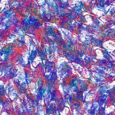 Kusursuz yaz boho 'su parmak izini sildi. Grunge hafif suluboya kolaj dokusu arka planı. Plaj desenli tekstil kumaşı. Boya mavisi, pastel, bulanık, püre, her yerde arıza var. 