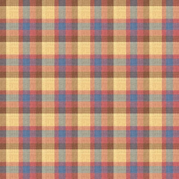 Brei wol geruite achtergrond patroon. Traditioneel warm geruite handgemaakte steek textuur effect. Naadloze mannelijke tweed effect stof. Melange wintertartan overal op print. — Stockfoto