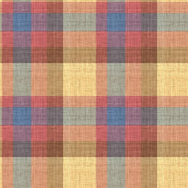 Tecido de lã de malha padrão de fundo xadrez. Tradicional quente checkered efeito de textura ponto artesanal. Tecido de efeito tweed masculino sem costura. Melange tartan inverno por toda a impressão. — Fotografia de Stock