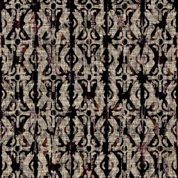 Sin costuras moderno sepia camo impresión textura fondo. Tejido textil de patrón de piel de camuflaje moteado usado. Grunge ropa borrosa áspera por todas partes imprimir —  Fotos de Stock