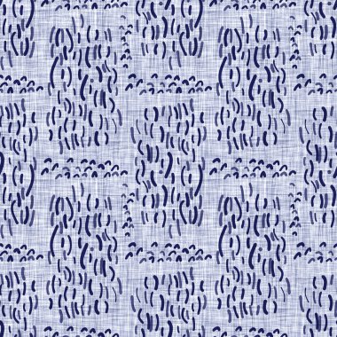 Kusursuz çivit mavisi. Donanma mavisi pamuk boyalı efekt arka planı. Japonlar motiflere karşı direniyor. Kumaşın her yerinde Asya füzyonu var..