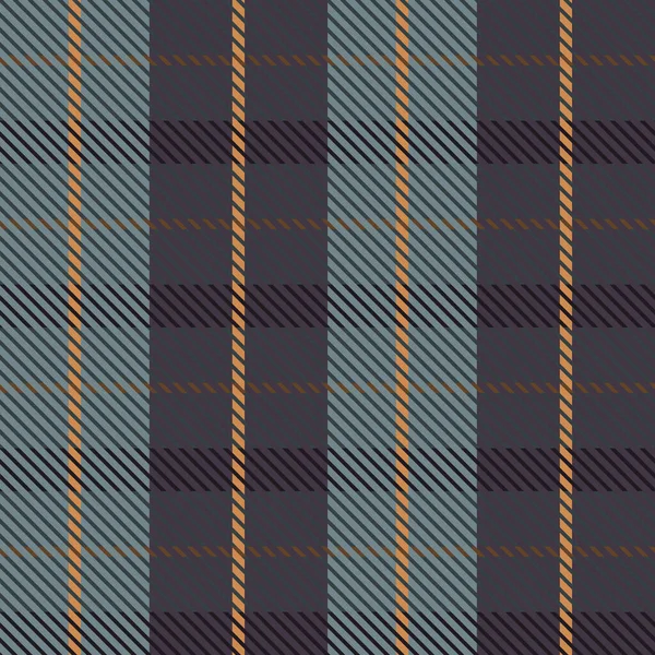 Cute gender neutral tartan vector seamless pattern. Checkered scottish flannel print for celtic home decor. For highland tweed trendy graphic design. Tiled rustic houndstooth grid. — Stock Vector