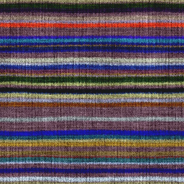 Değişik renklerde, yatay duvar halısı dokuma dokusu. Uzay boyalı suluboya efekt çizgili arka plan örer. Tüylü, ince, pasaklı tekstil malzemesi. Yumru halı kumaş efekti..