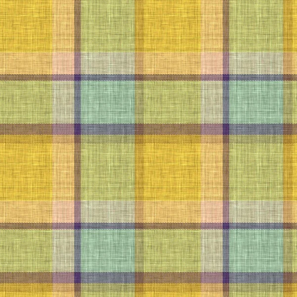 Knit wool plaid background pattern. Traditional warm checkered handmade stitch texture effect. Seamless masculine tweed effect fabric. Melange winter tartan all over print. — Stock Photo, Image