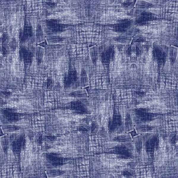 Bezszwowa indygo myte tekstury pasek. Niebieska tkanina boro len bawełna farbowane tło efekt. Japończycy stawiają opór Batikowi. azjatyckie paski na całym tekstylnym druku. — Zdjęcie stockowe