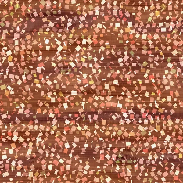 Quadratische Konfetti Party Textur Hintergrund. Magische quadratische bunte Punkt nahtlose Muster. Multicolor glühend glitzernd buntgefärbt mehrfarbig streuen. Festlicher Unschärfeeffekt überall. — Stockfoto