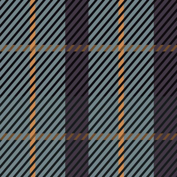 Cute gender neutral tartan vector seamless pattern. Checkered scottish flannel print for celtic home decor. For highland tweed trendy graphic design. Tiled rustic houndstooth grid. — Stock Vector