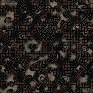 Kusursuz modern sepia camo baskı dokusu arka planı. Benekli kamuflaj deri desenli tekstil kumaş. Hırıltılı, bulanık çarşaflar her yerde. 