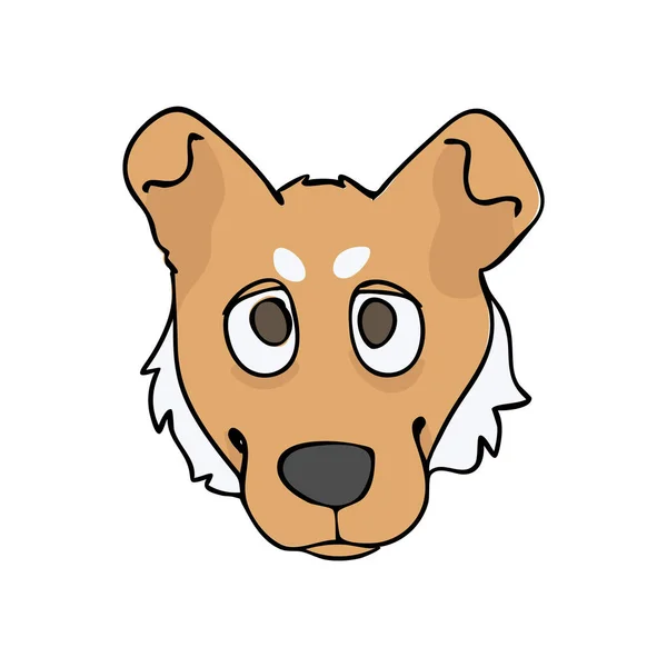 Dibujado a mano lindo suave collie crianza cachorro patrón de vectores sin costuras. Perro genealógico de raza pura perro doméstico sobre fondo de pata. Juguete amante de los perros spaniel pet por todas partes print. Perrera. EPS 10. — Vector de stock