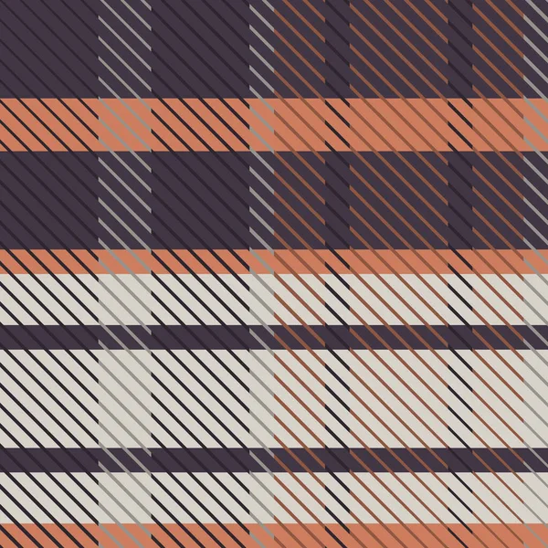 Söt könsneutral tartan vektor sömlös mönster. Checkade skotska flanelltryck för celtisk heminredning. För highland tweed trendig grafisk design. Kallad rustik houndstooth rutnät. — Stock vektor