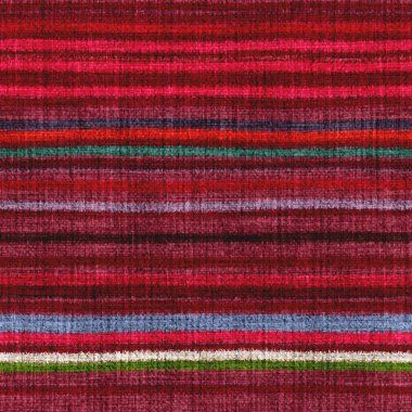 Değişik renklerde, yatay duvar halısı dokuma dokusu. Uzay boyalı suluboya efekt çizgili arka plan örer. Tüylü, ince, pasaklı tekstil malzemesi. Yumru halı kumaş efekti..