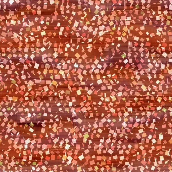 Quadratische Konfetti Party Textur Hintergrund. Magische quadratische bunte Punkt nahtlose Muster. Multicolor glühend glitzernd buntgefärbt mehrfarbig streuen. Festlicher Unschärfeeffekt überall. — Stockfoto