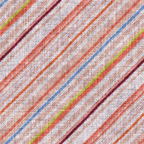 Tapisserie multicolore en diagonale à rayures tissées. Espace teint effet aquarelle tricot fond rayé. Matière textile grunge mince et floue. Tapis boucle touffeté effet tissu tapis. — Photo