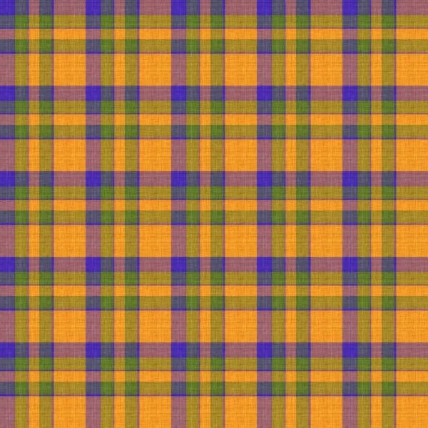 Tecido de lã de malha padrão de fundo xadrez. Tradicional quente checkered efeito de textura ponto artesanal. Tecido de efeito tweed masculino sem costura. Melange tartan inverno por toda a impressão. — Fotografia de Stock