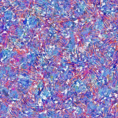 Kusursuz yaz boho 'su parmak izini sildi. Grunge hafif suluboya kolaj dokusu arka planı. Plaj desenli tekstil kumaşı. Boya mavisi, pastel, bulanık, püre, her yerde arıza var. 