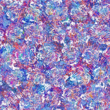 Kusursuz yaz boho 'su parmak izini sildi. Grunge hafif suluboya kolaj dokusu arka planı. Plaj desenli tekstil kumaşı. Boya mavisi, pastel, bulanık, püre, her yerde arıza var. 