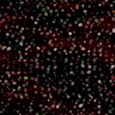 Düşen konfeti bokeh parlak doku arka planı. Sihirli, ışıltılı, noktasız parti deseni. Çok renkli, ışıl ışıl parlayan, çok renkli renkler parmak izinin her yerine serpiştirilmiş.. 