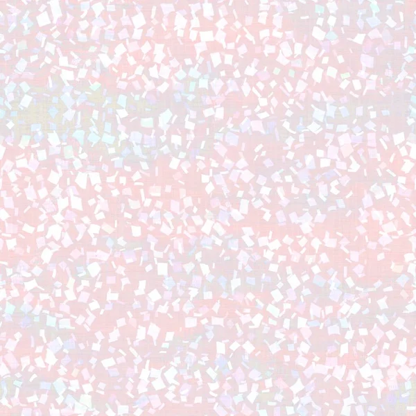 Light pale pastel tie dye confetti texture background. Washed out soft textured white seamless pattern. Delicate space dyed sprinkles blur effect all over print. For Wedding or party invititation — Stock Photo, Image