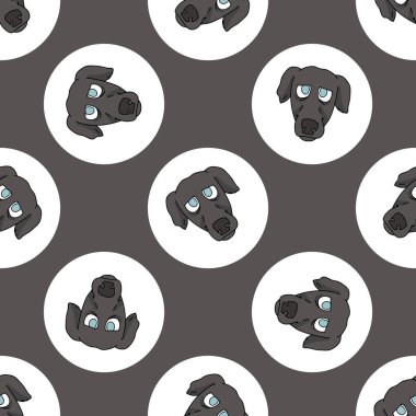 El çizimi şirin Greyhound köpek suratı polka noktasız vektör desenli. Purebread soya kökü evcil ve noktalı bir geçmişi var. Her yerde köpek sevdalısı var. Köpek kulübesi köpeği.. 