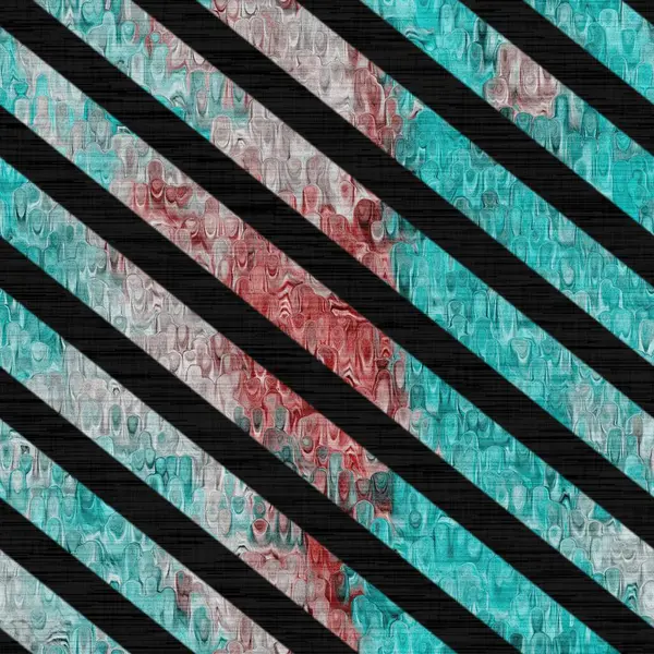 Gemarmerde rustieke vlek streep geweven patroon achtergrond. Versleten blauw rood grunge abstract weerstaan. Diagonaal gestreept naadloos tegelmateriaal. Decoratieve digitale vervaagde noodlijdende vervaging overal print. — Stockfoto