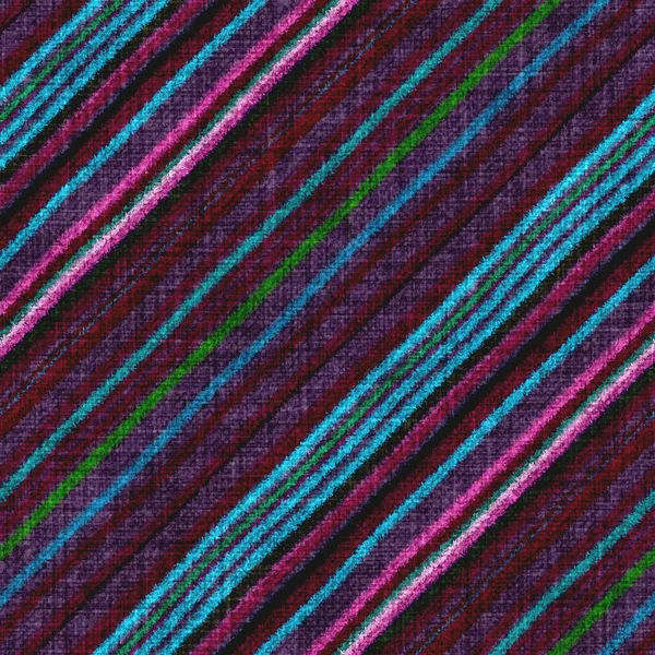 Variegated multicolor diagonal tapeçaria listra textura tecida. Espaço tingido efeito aquarela tricotar fundo listrado. Fuzzy fina matéria têxtil grungy. Efeito de tecido de tapete de tapete de boucle adornado. — Fotografia de Stock