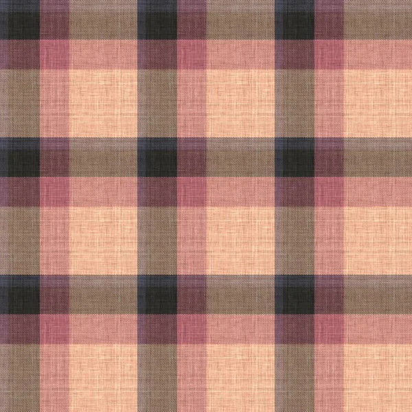 Sticka ull rutigt bakgrundsmönster. Traditionell varm rutig handsydd stygnstruktur effekt. Sömlös maskulin tweed effekt tyg. Melange vinter tartan över hela tryck. — Stockfoto