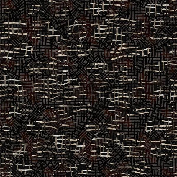 Naadloze sepia grunge streep print textuur achtergrond. Versleten gevlekt lineair gestreept patroon textiel. Grunge ruwe vervaging linnen over de hele print — Stockfoto