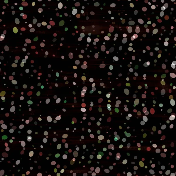 Falling confetti bokeh mengkilap latar belakang tekstur. Sulap cahaya dotty partai pola mulus. Multi-warna berkilau berkilau variegated multicolor sprinkles blur effect seluruh cetakan. — Stok Foto