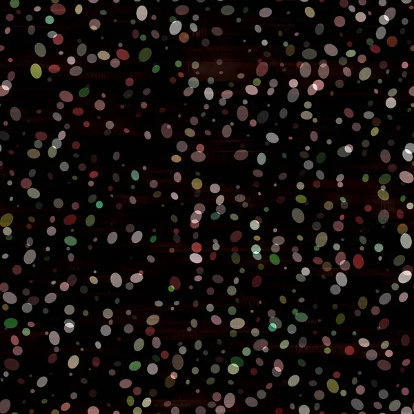 Cae confeti bokeh brillante textura de fondo. Brillo mágico dotty partido patrón sin costuras. Multicolor resplandeciente brillante abigarrado multicolor espolvorea efecto de desenfoque en toda la impresión. — Foto de Stock