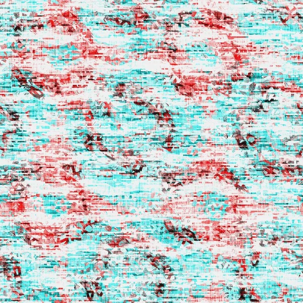 Κυμαινόμενο grunge blotch κυματιστό ριγέ φόντο μοτίβο. Φθαρμένο γαλαζοκόκκινο ρουστίκ ναυτικό επαναληπτικό δείγμα. Οριζόντια κύμα ριγέ απρόσκοπτη κεραμίδι υλικό. Διακοσμητική ξεθωριασμένη θολούρα σε όλο το αποτύπωμα — Φωτογραφία Αρχείου