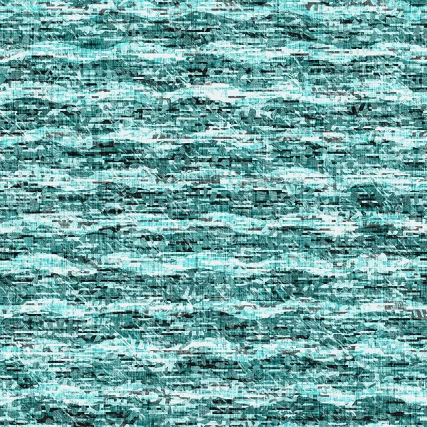 Gevlekte grunge blotch golvende streep patroon achtergrond. Versleten aqua blauw rood rustiek nautisch herhaling staal. Horizontale golf gestreept naadloos tegelmateriaal. Decoratieve vervaagde vervaagde vervaging over de hele print — Stockfoto