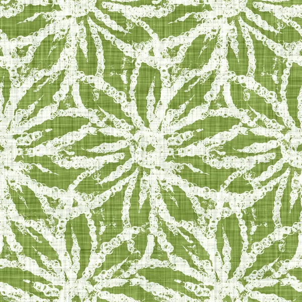 Acuarela verde flor motivo fondo. Patrón inconsútil caprichoso pintado a mano. Textil de lino floral moderno para la decoración del hogar de primavera y verano. Escándalo decorativo estilo naturaleza por todas partes imprimir — Foto de Stock