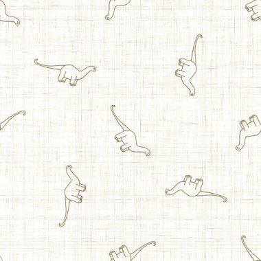 Kusursuz bir arka plan, tuhaf Apatosaurus dinazor cinsiyeti, nötr bebek kalıbı. Basit bir 2 tonluk toprak rengi. Çocuk odası duvar kâğıdı ya da karikatür hayvan tarzı baskılar..