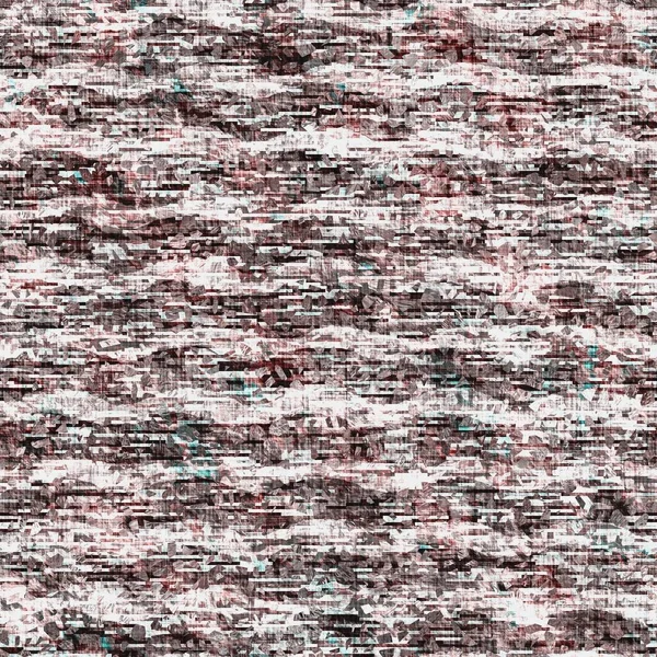 Gefleckter Grunge Fleck mit welligem Streifenmuster Hintergrund. Tragen aqua blau rot rustikale nautische Wiederholungsmuster. Horizontale Welle gestreiften nahtlosen Fliesenmaterial. Dekorative verblasste Unschärfe auf dem gesamten Druck — Stockfoto