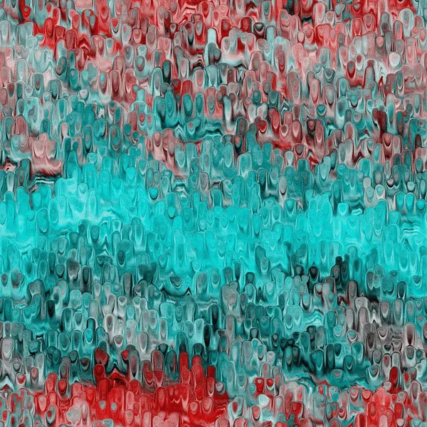 大理石のグランジブロック滴のパターンの背景。ターコイズブルーの赤のグランジの抽象的な繰り返しを着用。端紙シームレスタイル材料を予約します。装飾的なイタリアのデジタルマーブルドレッド｜print. — ストック写真