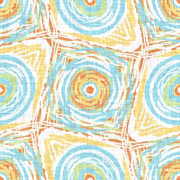 Aquarell gesprenkelt Textur Hintergrund. Handgezeichnete unregelmäßige abstrakte nahtlose Muster. Modernes Leinen-Textil für Frühjahr / Sommer-Wohnkultur. Dekorative Scandi-Doodle-Stil bunt auf dem ganzen Druck — Stockfoto