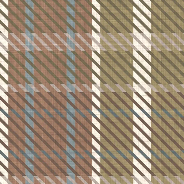Cute gender neutral tartan seamless pattern. Checkered scottish flannel print for celtic home decor. For highland tweed trendy graphic design. Tiled rustic houndstooth grid. — Stock Photo, Image