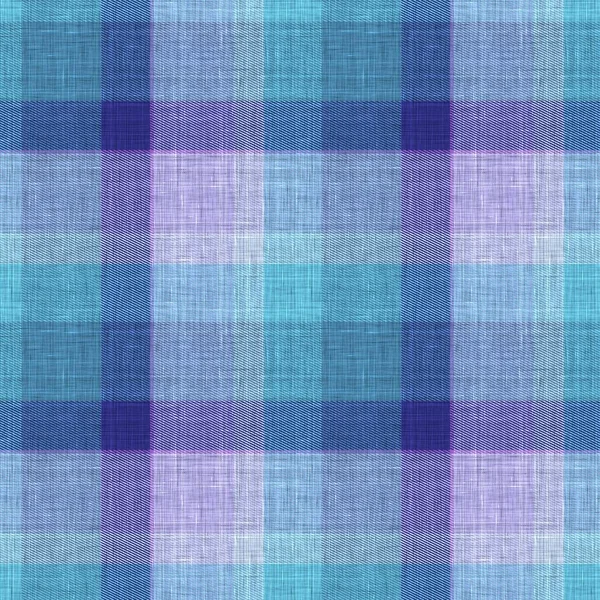 Sticka ull rutigt bakgrundsmönster. Traditionell varm rutig handsydd stygnstruktur effekt. Sömlös maskulin tweed effekt tyg. Melange vinter tartan över hela tryck. — Stockfoto