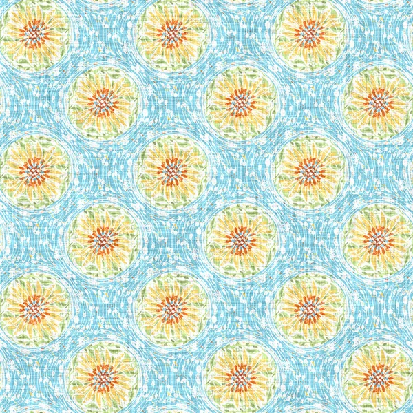 Aquarell Blume Motiv Hintergrund. Handbemalte erdige wunderliche nahtlose Muster. Modernes florales Leinen-Textil für die Dekoration des Frühlings und Sommers. Dekorative Scandi Stil bunte Natur auf dem ganzen Druck — Stockfoto