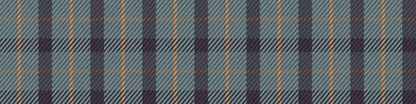 Fond sans couture gingham tissu tartan frontière neutre du genre. Simple bannière traditionnelle en flanelle des hautes terres. écossais rétro bordure à carreaux garniture de mode. — Image vectorielle