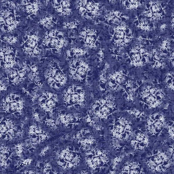 Χωρίς ραφές, πλενόμενη ριγέ υφή. Μπλε υφαντό boro λινό βαμβάκι βαμμένα εφέ φόντο. Ιαπωνική επανάληψη μπατίκ αντίσταση μοτίβο. Ασιατικό ριγέ σε όλο το ύφασμα εκτύπωσης. — Φωτογραφία Αρχείου