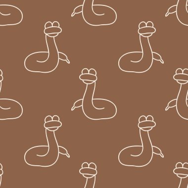 Tatlı çizgi film unisex yılan balonlu hayvan arka planı. El çizimi basit bir boho kutlama evi dekorasyonu. Cinsiyet ayrımı yapmayan, eğlenceli çocuklar. Saf doğum günü.. 