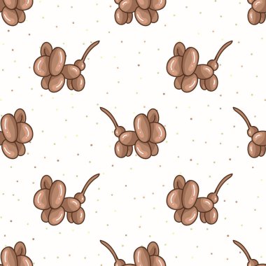 Tatlı çizgi film uniseks fare balonlu hayvan arka planı. El çizimi basit bir boho kutlama evi dekorasyonu. Cinsiyet ayrımı yapmayan, eğlenceli çocuklar. Saf doğum günü.. 