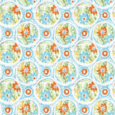 Suluboya çiçek motifi arka planı. Elle boyanmış dünyevi, tuhaf, pürüzsüz desen. Yaz evi dekorasyonu için modern keten kumaş. Dekoratif Skandi stili baskının her yerinde renkli doğa