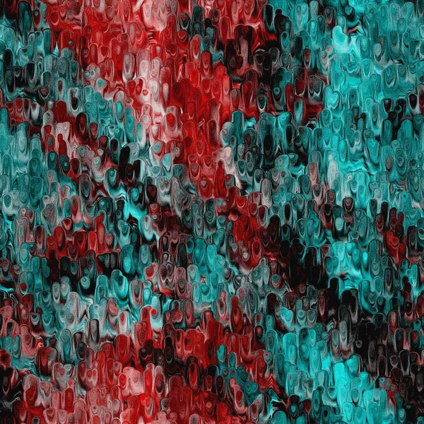 Μαρμάρινη grunge blotch μοτίβο στάγδην φόντο. Φθαρμένο τυρκουάζ μπλε κόκκινο grunge αφηρημένη επανάληψη. Βιβλίο τέλος χαρτί απρόσκοπτη πλακιδίων υλικό. Διακοσμητική ιταλική ψηφιακή μαρμαροειδής αμυδρή θολούρα σε όλη την εκτύπωση. — Φωτογραφία Αρχείου