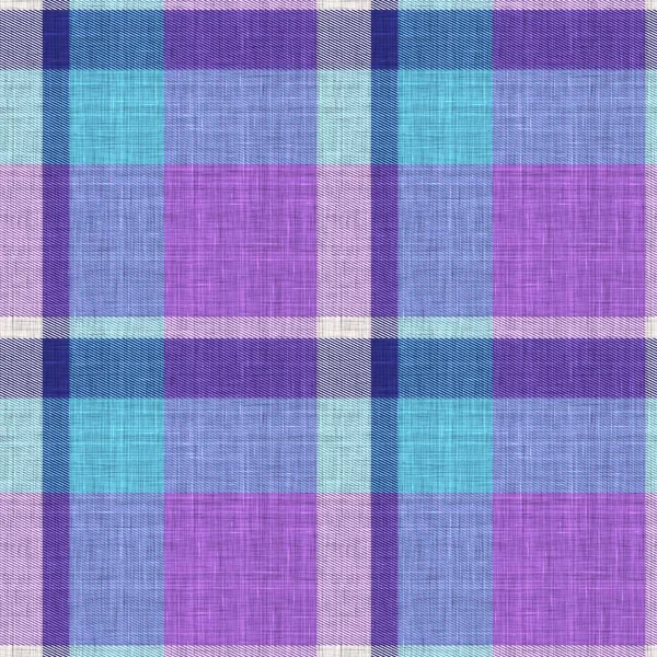 Knit wool plaid background pattern. Traditional warm checkered handmade stitch texture effect. Seamless masculine tweed effect fabric. Melange winter tartan all over print. — Stock Photo, Image