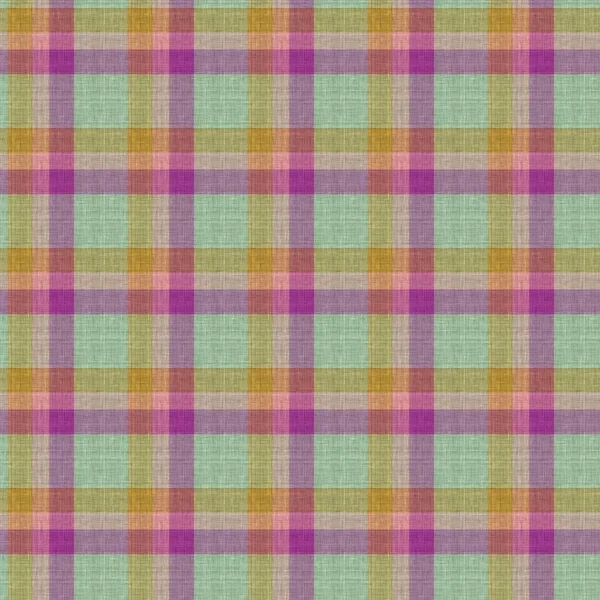 Sticka ull rutigt bakgrundsmönster. Traditionell varm rutig handsydd stygnstruktur effekt. Sömlös maskulin tweed effekt tyg. Melange vinter tartan över hela tryck. — Stockfoto