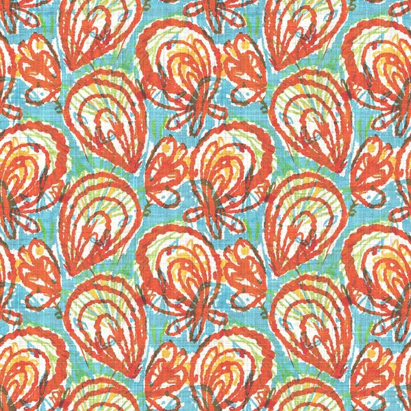 Aquarell Blume Motiv Hintergrund. Handbemalte erdige wunderliche nahtlose Muster. Modernes florales Leinen-Textil für die Dekoration des Frühlings und Sommers. Dekorative Scandi Stil bunte Natur auf dem ganzen Druck — Stockfoto