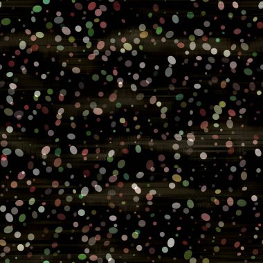 Düşen konfeti bokeh parlak doku arka planı. Sihirli, ışıltılı, noktasız parti deseni. Çok renkli, ışıl ışıl parlayan, çok renkli renkler parmak izinin her yerine serpiştirilmiş.. 